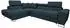 Mirjan24 Cotere Cord Ecksofa mit Schlaffunktion & Bettkasten, blau, L-Form