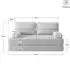Masseno NIKSI Schlafsofa Schaumstoff Bouclé-Stoff schwarz (800001993944)