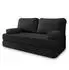 Masseno NIKSI Schlafsofa Schaumstoff Bouclé-Stoff schwarz (800001993944)
