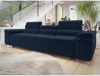 Mirjan24 Torezio 3 Bis Schlafsofa 3-Sitzer mit Kopfst&uuml;tzen, 263x102cm (800000872492)