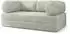 Masseno ALVIO Schlafsofa Kordstoff hellgrau (800001993912)