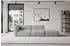 ALTDECOR MIRA-S3 modulares Sofa mit Ottomane links, hellgrau Bouclé (800002004180)