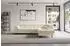 ALTDECOR LUMA-L Ecksofa mit Schlaffunktion, Velours, creme, 272x203cm (800001941023)