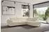 ALTDECOR LUMA-L Ecksofa mit Schlaffunktion, Velours, creme, 272x203cm (800001941023)