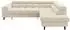 ALTDECOR LUMA-L Ecksofa mit Schlaffunktion, Velours, creme, 272x203cm (800001941023)