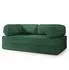 Masseno ALVIO Schlafsofa Kordstoff grün (800001993844)