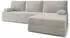 Masseno ANKO Ecksofa mit Schlaffunktion, hellgrau, L-Form, 270x160cm (800001994048)