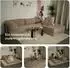 Masseno ETERA Ecksofa modular mit Schlaffunktion, blau, L-Form (800001993969)