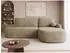 Mirjan24 Loridu O Ecksofa L-Form mit Schlaffunktion & Bettkasten, Chenille, taupe (800001992969)