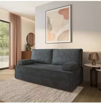 Masseno SILAR Schlafsofa Kordstoff grau (800001994056)