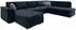 Mirjan24 Niko Bis Premium Ecksofa U-Form mit Schlaffunktion, 348x76x205cm (800001165876)