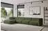 ALTDECOR MIRA-L3 Ecksofa L-Form Bouclé olivgrün (800002004664)