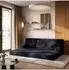 Masseno NOTIA Ecksofa mit Schlaffunktion, modular, schwarz, Kordstoff (800001993981)