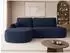 Mirjan24 Loridu O Ecksofa L-Form mit Schlaffunktion & Bettkasten, Chenille, 274x174cm (Flow 22)