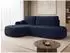 Mirjan24 Loridu O Ecksofa L-Form mit Schlaffunktion & Bettkasten, Chenille, 274x174cm (Flow 22)