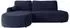 Mirjan24 Loridu O Ecksofa L-Form mit Schlaffunktion & Bettkasten, Chenille, 274x174cm (Flow 22)