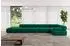 ALTDECOR Felto-L3 Ecksofa L-Form 7-Sitzer, dunkelgrün, 475x190cm (800001554877)