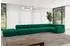ALTDECOR Felto-L3 Ecksofa L-Form 7-Sitzer, dunkelgrün, 475x190cm (800001554877)