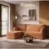 Masseno SABI Ecksofa modular, Schlaffunktion, Bouclé-Stoff, orange (800001994088)