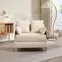 en.casa Seinlus Schlafsofa 1-Sitzer, beige (81x88x68cm)