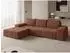 Mirjan24 Tonseo L Eckschlafsofa Chenille links, Bettkasten (800001996990)