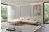 ALTDECOR Mona Ecksofa L-Form elektrisch, Velours beige, 316x205x85cm (800002026678)