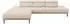ALTDECOR Mona Ecksofa L-Form elektrisch, Velours beige, 316x205x85cm (800002026678)