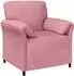 vidaXL Sofa-Set 2-tlg. rosa Samt (3424903)