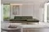 ALTDECOR Mona Ecksofa L-Form elektrisch, olivgrün, Bouclé (800002027170)