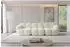 ALTDECOR Miko-S2 modulares 3-Sitzer Sofa, Bouclé, beige, 300x118x75cm (800001834015)