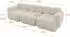 ALTDECOR Miko-S2 modulares 3-Sitzer Sofa, Bouclé, beige, 300x118x75cm (800001834015)