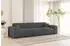 Fun Möbel CELES PREMIUM Sofaset 3-2-1 Stoff Sven, dunkelgrau