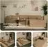 Masseno Keli Ecksofa mit Schlaffunktion, Boucle-Stoff, 270x160cm (800001993887)