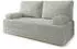 Masseno SILAR Schlafsofa Kordstoff hellgrau (800001993775)