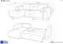 WFL GROUP Fabio Ecksofa L-Form mit Bettkasten, Chenille ecru (800001517792)