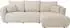 WFL GROUP Fabio Ecksofa L-Form mit Bettkasten, Chenille ecru (800001517792)