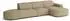 Selsey Sallmo Ecksofa L-Form, 3-Sitzer, Ottomane links, Chenille dunkelbeige, 276cm