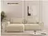 Mirjan24 Surles Cord Ecksofa L-Form mit Schlaffunktion, Bettkasten, beige (800001993114)