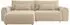 Mirjan24 Surles Cord Ecksofa L-Form mit Schlaffunktion, Bettkasten, beige (800001993114)