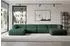 ALTDECOR Mira-U2 Wohnlandschaft U-Form Velours dunkelgrün 408x179x70cm (800002003553)