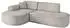 ALTDECOR MARI-L1v3 Ecksofa L-Form Velours hellbraun 243x171cm (800001940760)
