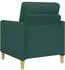 vidaXL Sofa-Set mit Stauraum, 2-tlg., dunkelgrün, Polyester