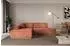 ALTDECOR IREA-L1-v2 Ecksofa L-Form, Ottomane links, apricot (800001931834)