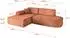 ALTDECOR IREA-L1-v2 Ecksofa L-Form, Ottomane links, apricot (800001931834)