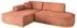 ALTDECOR IREA-L1-v2 Ecksofa L-Form, Ottomane links, apricot (800001931834)