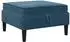 vidaXL Sofa-Hocker mit Stauraum, blau, Samt (42027141)