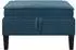 vidaXL Sofa-Hocker mit Stauraum, blau, Samt (42027141)
