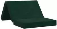 vidaXL Klappsofa Bett 100 x 67 x 45 cm Dunkelgr&uuml;n