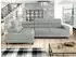 Mirjan24 Nord Ecksofa L-Form mit Schlaffunktion & Bettkasten, graphit (800001993458)