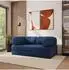 Masseno ALVIO Schlafsofa Kordstoff blau (800001993921)